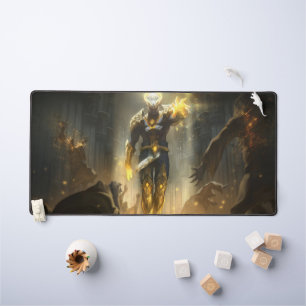 Burning Vengeance Gaming Desk Mat   flame mousepad