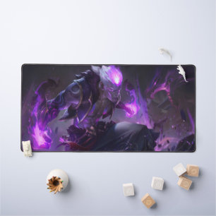 Burning Vengeance Gaming Desk Mat   flame mousepad