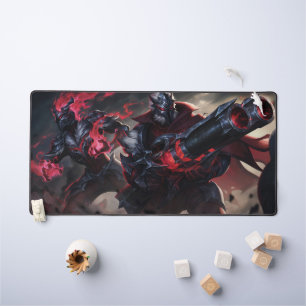 Burning Vengeance Gaming Desk Mat   flame mousepad