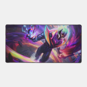 Burning Vengeance Gaming Desk Mat   Flame Mousepad