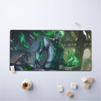Burning Vengeance Gaming Desk Mat | flame mousepad