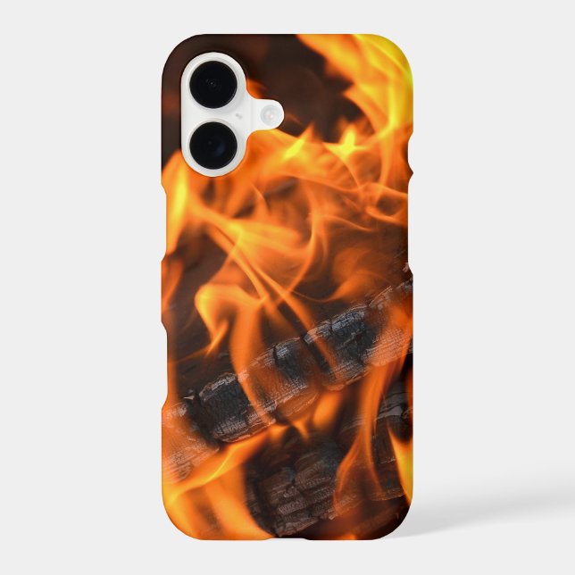 burning wood in bonfire (Back)