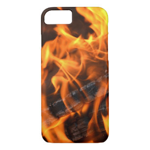 burning wood in bonfire Case-Mate iPhone case