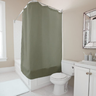 Burnished Olive Shower Curtain