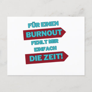 "Burnout Out" Postcard