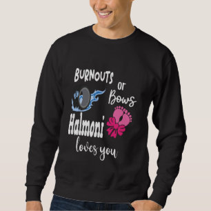 Burnouts or Bows Halmoni Loves You Korea Korean Gr Sweatshirt
