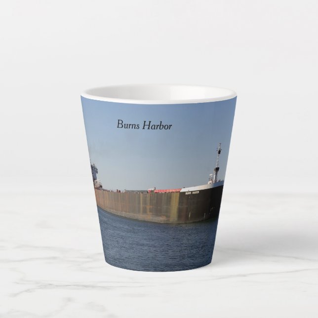 Burns Harbour Latte Mug (Front)