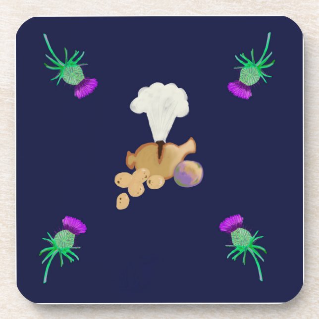 Burns supper coasters (Front)