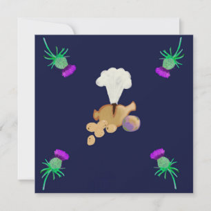 Burns supper thank you card