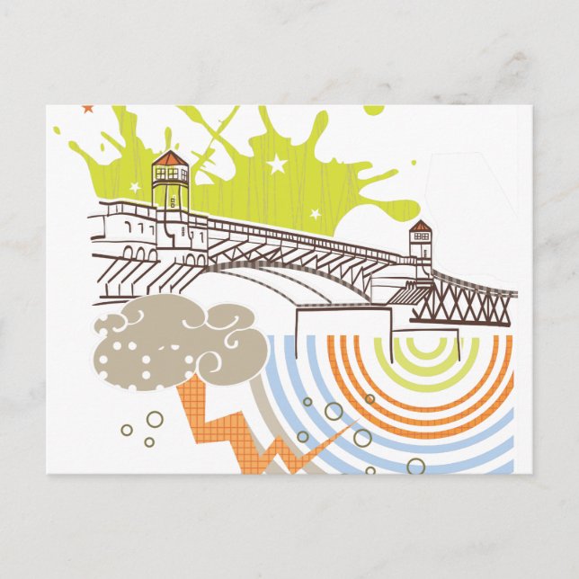 Burnside Bridge Portland Postcard (Front)