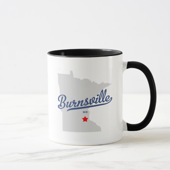 Burnsville Minnesota MN Shirt Mug (Right)