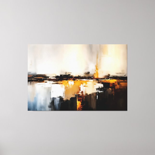 Burnt Horizon Canvas Print (Front)