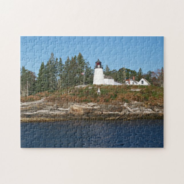 Burnt Island Lighthouse, Maine Puzzle (Horizontal)