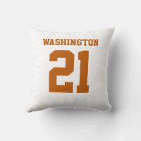 Burnt Orange and White Double-Sided Sports Jersey