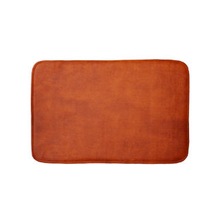 Burnt Orange Bath Mat