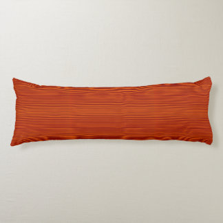 Burnt Orange Bonanza Body Pillow