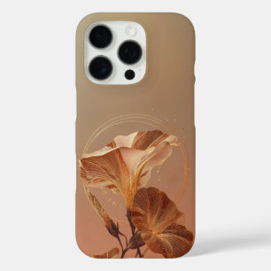 Burnt Orange Calla Lily Botanical iPhone 16 Pro Case