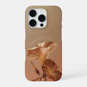 Burnt Orange Calla Lily Botanical iPhone 16 Pro Case