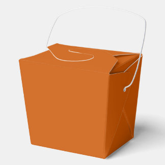 Burnt Orange Favour Box