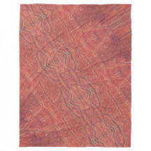 Burnt Orange Fleece Blanket