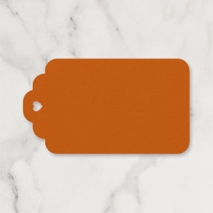Burnt Orange Gift Tags