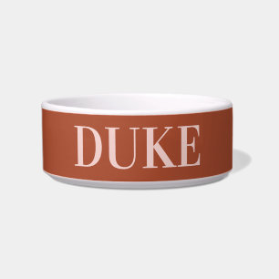 Burnt Orange Pet Bowl