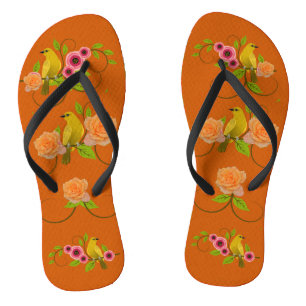 Burnt Orange Pool Beach Jandals