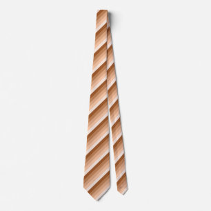 Burnt orange shadow stripes tie