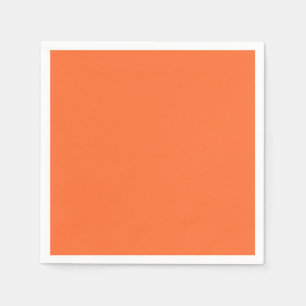 Burnt Orange Solid Color  Napkin