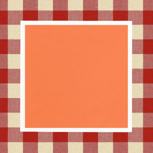 Burnt Orange Solid Color  Napkin