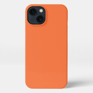 Burnt Orange Solid Colour iPhone 13 Case