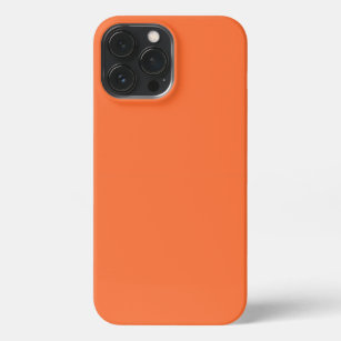 Burnt Orange Solid Colour iPhone 13 Pro Max Case