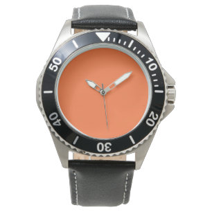 Burnt Orange Solid Colour Watch