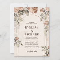 Burnt orange terracotta and greenery foliage arch