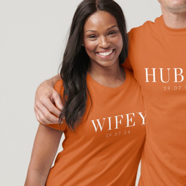 Burnt Orange Wifey Top Gift for Newlywed Bride (Creator Uploaded)