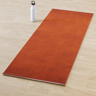 burnt orange yoga mat