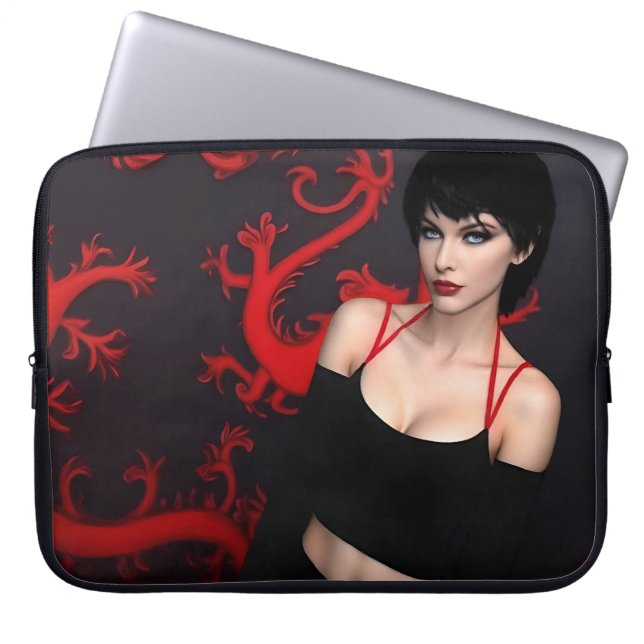 Burnt Out Souls laptop case (Front)