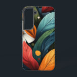 Burnt Petal Storm Samsung Galaxy Case<br><div class="desc">Deep reds and oranges swirl over black in a dramatic blaze.</div>