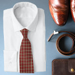 Burnt Red Tartan Chic Stylish Modern Pattern Tie<br><div class="desc">This design features simple stylish burnt red tartan pattern #tartan #scottish #fashion #fashionable #stylish #trendy #ties #suitaccessories #accessories #gift #gifts #giftsforhim #giftsforguys #giftsformen #wedding #weddingaccessories #weddingfashion #weddingstyle</div>