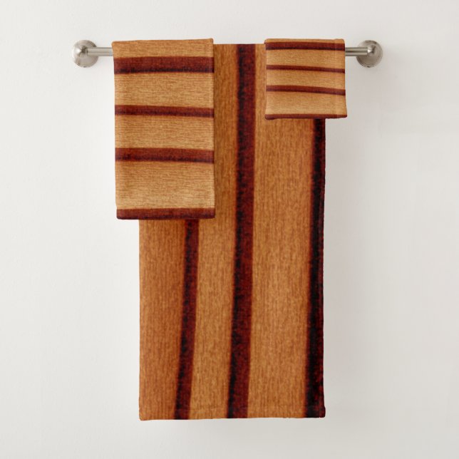 Burnt Rustic Orange Bathroom Towel Sets (Insitu)
