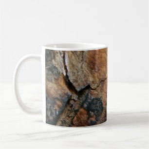 BURNT SEQUOIA TREE BARK DETAIL COFFEE MUG