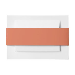 Burnt Sienna Invitation Belly Band