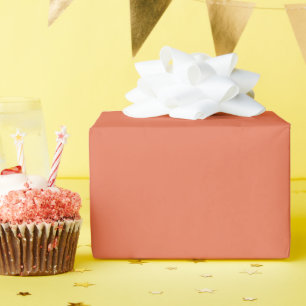 Burnt Sienna Wrapping Paper