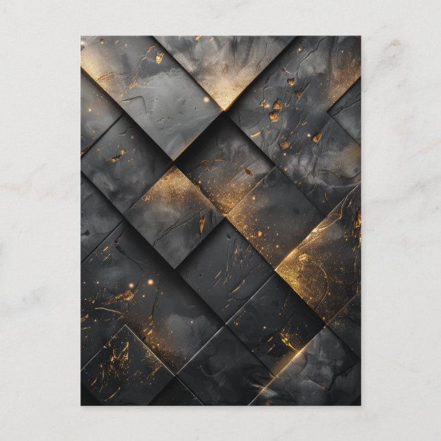 Burnt Steel Background Postcard (Front)