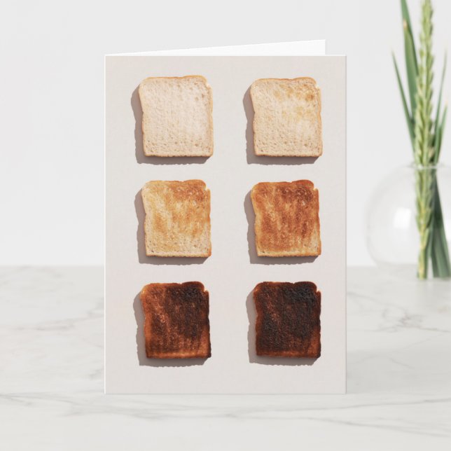 Burnt Toast Card (Front)