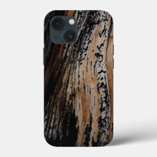 Burnt Tree Bark Texture  iPhone 13 Mini Case