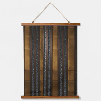 Burnt Wood Acoustic Panels Hanging Tapestry