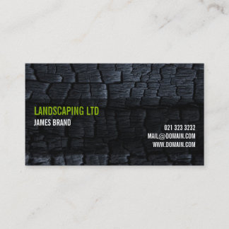 Burnt Wood Business Card