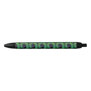 Burp Cloth Black Ink Pen