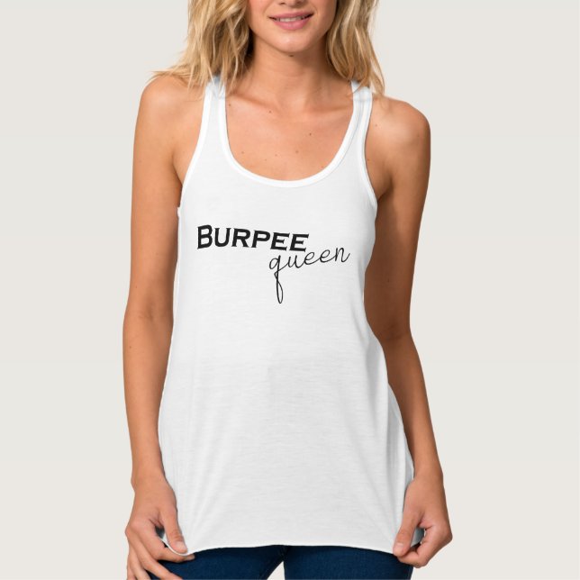 Burpee queen singlet (Front)